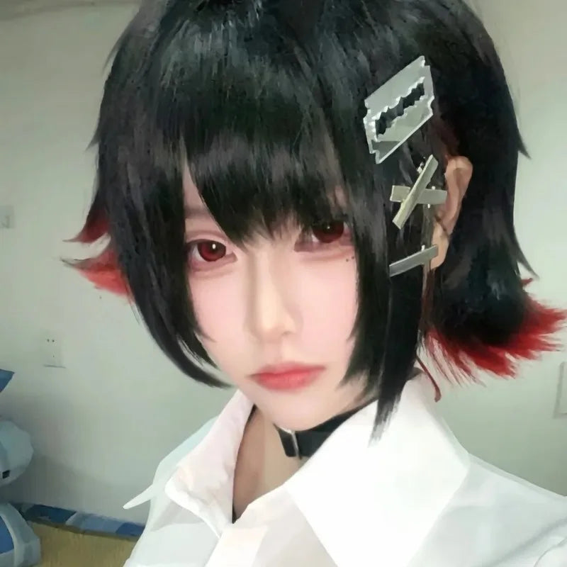 Y2K High Simulated Blade Hairpins for Subculture Fashion Girls Funny Niche Acrylic Knife Gothic Hair Clips Cosplay Accessory