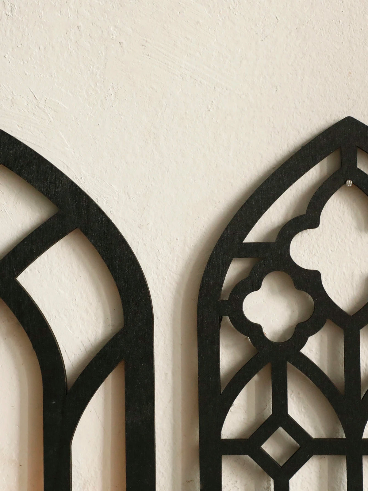Gothic Wooden Hollow Wall Decoration Black Wall Hanging Home Decor Floating Shelves Vintage Door Frame Rustic Spooky Decorative