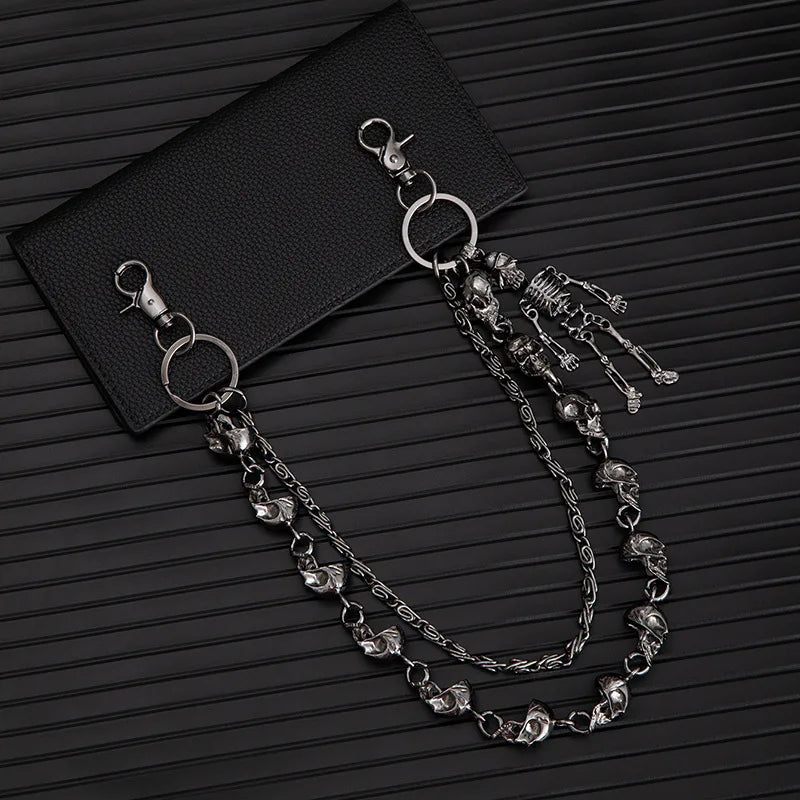 Unique Design Punk Style Spine Bone Back Chain Necklace Women Exaggerated Personality Retro Hip Hop Body Chain Jewelry Gift