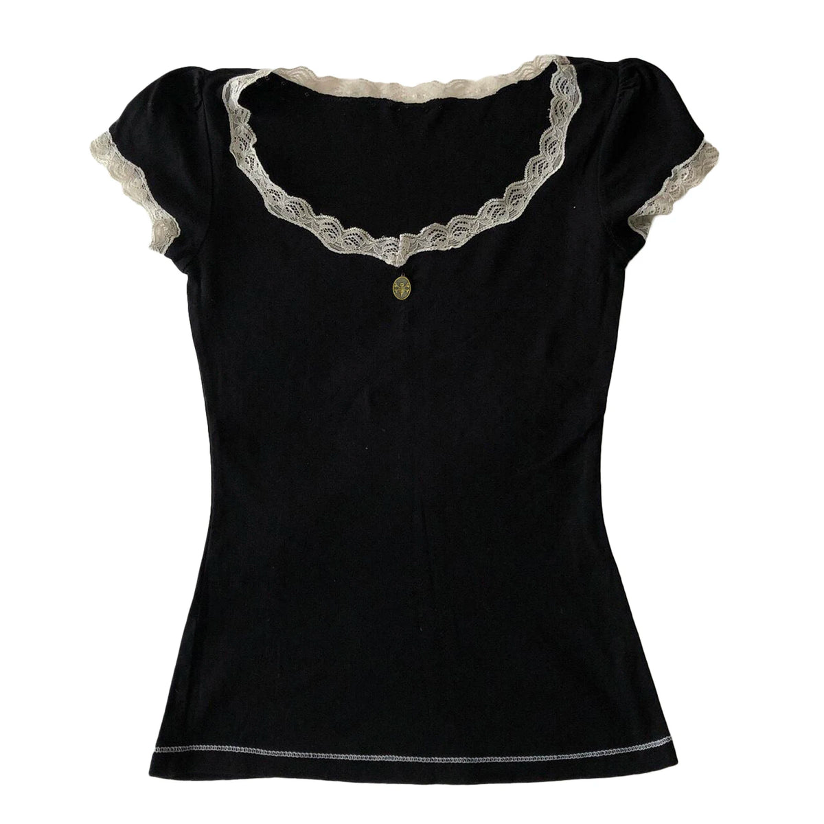 Short Sleeve Gothic T-Shirts Women Y2k Print Tshirt Graphic Tee Tops E-Girls Punk Tee Shirts Streetwear