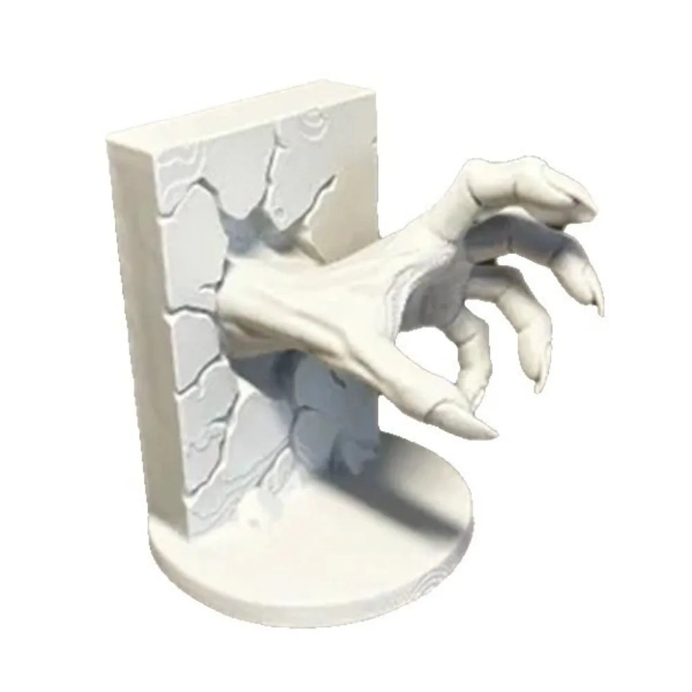 Home Decor 3D Printed Skeleton Hand Statue Ornaments Gothic Style Halloween Decorations Skull Claw Desktop Decoration Office