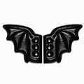PU Leather Bat Shoe Wings Bat Wings Shape Lightweight DIY Shoe Decoration Charm Lace-Up Design Wear-Resistant