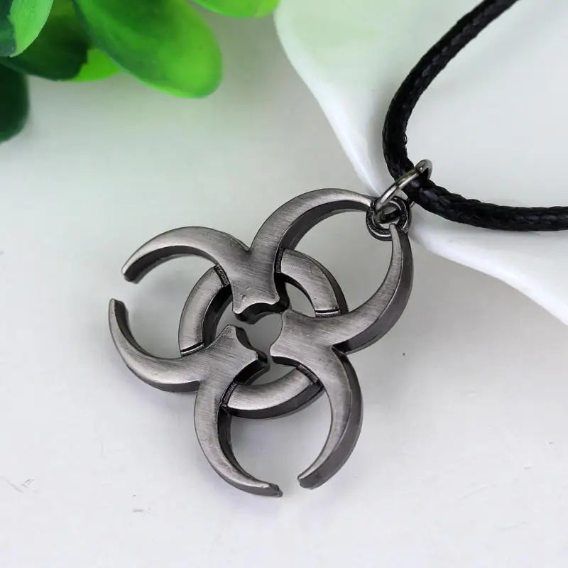 Residents Evils Pendant Necklace for Men Women Corporation Symbol Chain Necklace Fans Cosplay Party Jewelry Accessories Gift