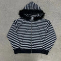 Millennium Y2k Spicy Girls Style Slimming Zipper Hoodie Autumn/Winter Gothic Vintage Fashion Streetwear Versatile Thin Hoodie Em