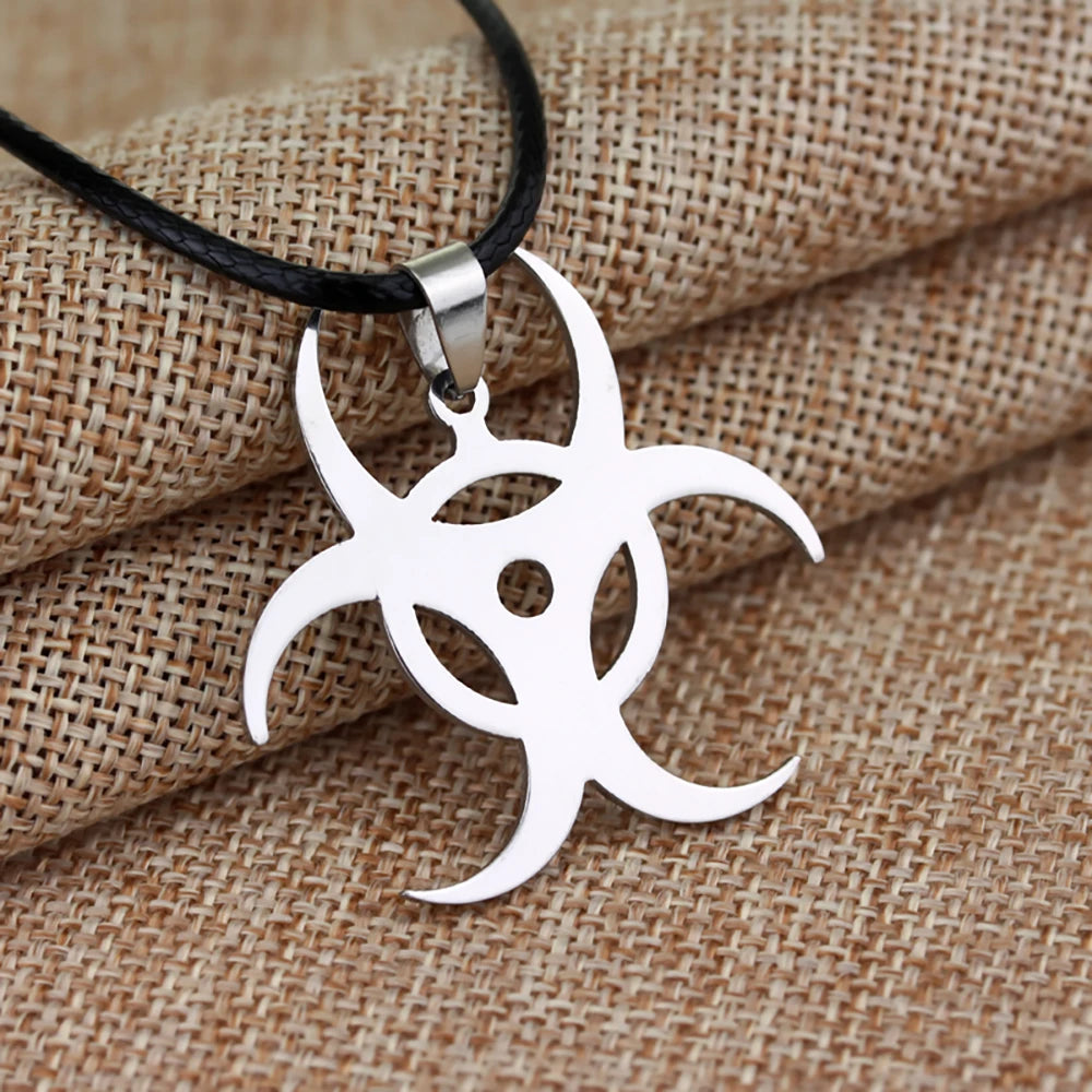Residents Evils Pendant Necklace for Men Women Corporation Symbol Chain Necklace Fans Cosplay Party Jewelry Accessories Gift