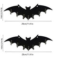 Halloween Bat Key Hook Gothic Style Vampire 2D Flat Printing Wall Decoration Multifunctional Pendant Decorative Hooks Organizer