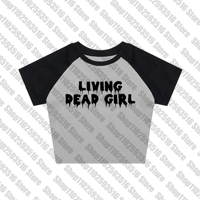 Y2k Clothes Gothic Aesthetic Cute Sleeveless Camisole Punk grunge Letter Print Grunge Crop Top E-girls Corset Tank Top Baby Tee