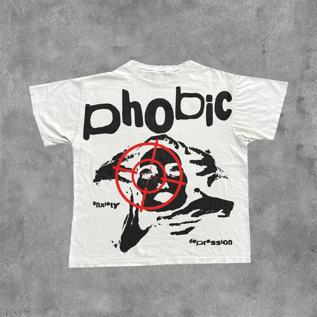 Vintage Dark Centipede Skeletal Graphic Cotton Print T-shirt Men Y2K Summer Short Sleeves Oversize T-shirt Women Casual Tee Tops