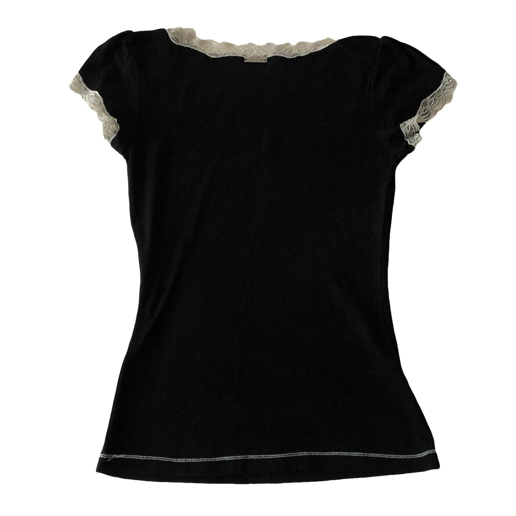 Short Sleeve Gothic T-Shirts Women Y2k Print Tshirt Graphic Tee Tops E-Girls Punk Tee Shirts Streetwear