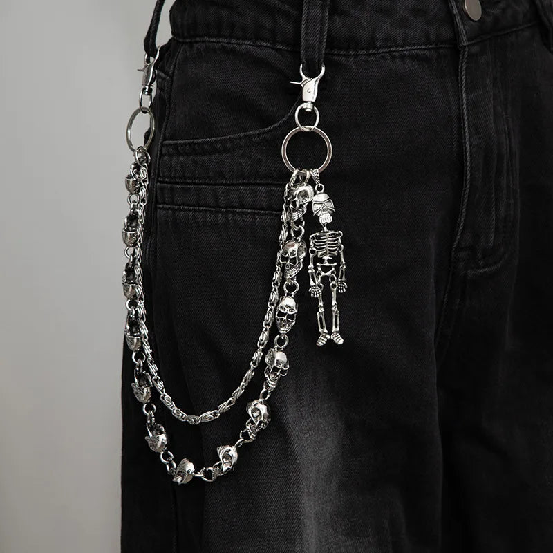 Unique Design Punk Style Spine Bone Back Chain Necklace Women Exaggerated Personality Retro Hip Hop Body Chain Jewelry Gift