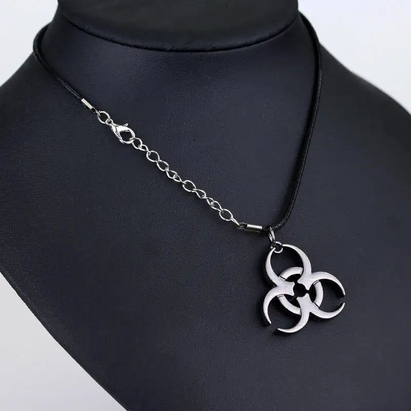 Residents Evils Pendant Necklace for Men Women Corporation Symbol Chain Necklace Fans Cosplay Party Jewelry Accessories Gift