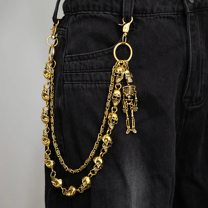 Unique Design Punk Style Spine Bone Back Chain Necklace Women Exaggerated Personality Retro Hip Hop Body Chain Jewelry Gift